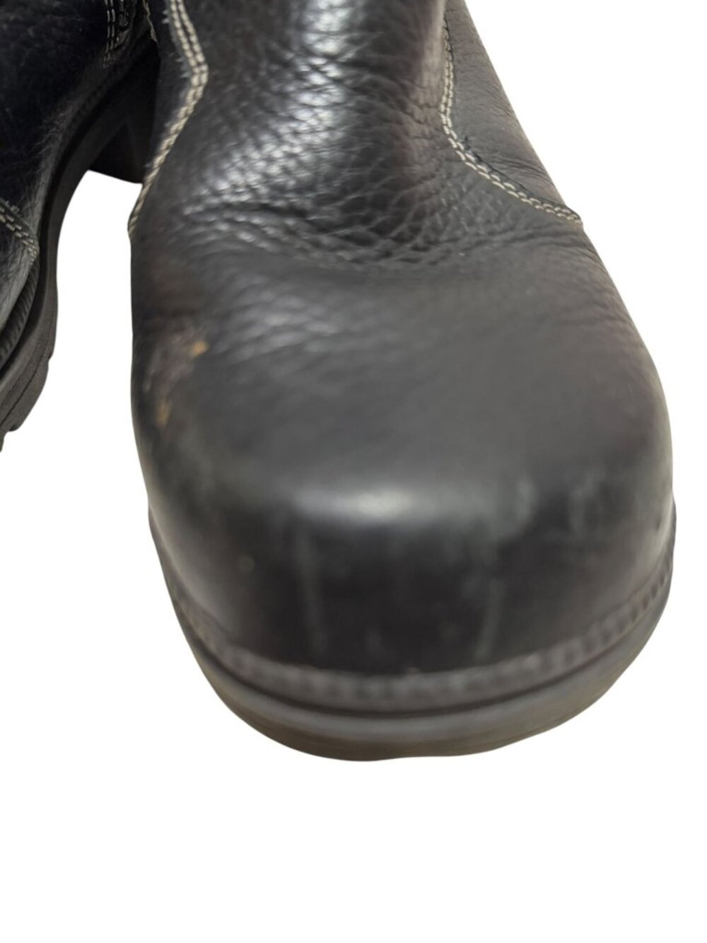 Milwaukee Motorcycle Clothing Co Womens Black Leather Ankle Boots Size 9B MVB237 - Picture 8 of 11
